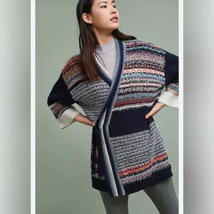 Sleeping on Snow ANTHROPOLOGIE wrap kimono cardigan medium large
